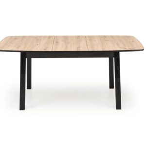 Pidentävä Ruokapöytä BARTON, tammi / musta