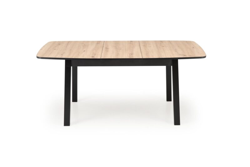 Pidentävä Ruokapöytä BARTON, tammi / musta