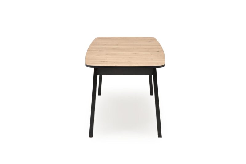 Pidentävä Ruokapöytä BARTON, tammi / musta