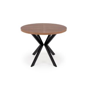 Säädettävä ruokapöytä PERLON, pähkinä / musta