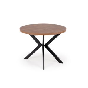 Säädettävä ruokapöytä PERLON, pähkinä / musta