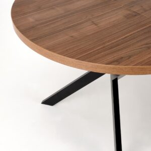 Säädettävä ruokapöytä PERLON, pähkinä / musta