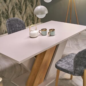 Pidentävä ruokapöytä BRANTOR, kashmir / tammi