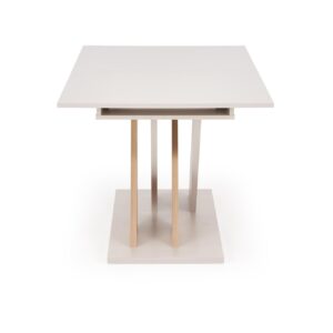 Pidentävä ruokapöytä ALETTA – musta / tammiviimeistely