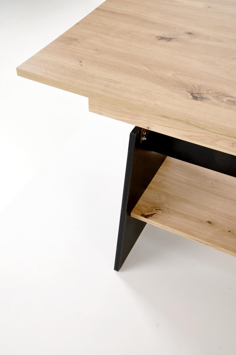 Kahvilapöytä ERIKA, tammi / musta