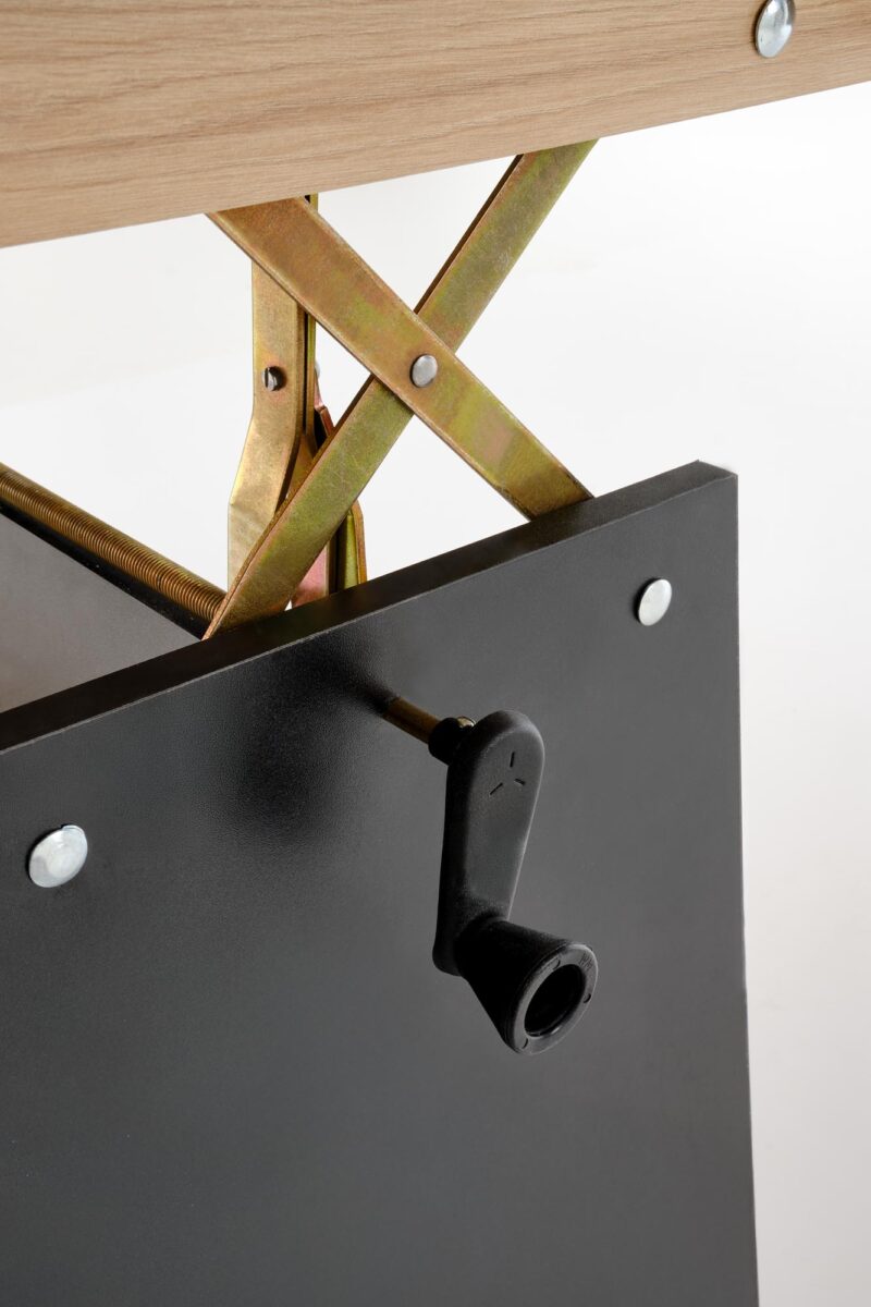 Kahvilapöytä ERIKA, tammi / musta