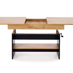 Kahvilapöytä ERIKA, tammi / musta