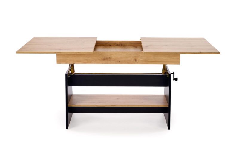 Kahvilapöytä ERIKA, tammi / musta