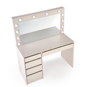 Meikkipöytä HOLVION 2 XL, kašmiiri