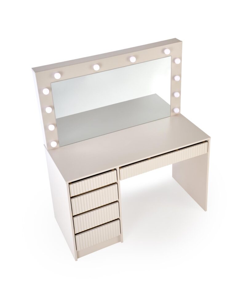 Meikkipöytä HOLVION 2 XL, kašmiiri