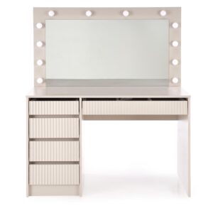 Meikkipöytä HOLVION 2 XL, kašmiiri