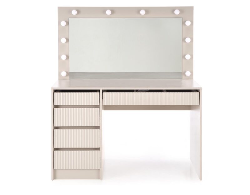 Meikkipöytä HOLVION 2 XL, kašmiiri