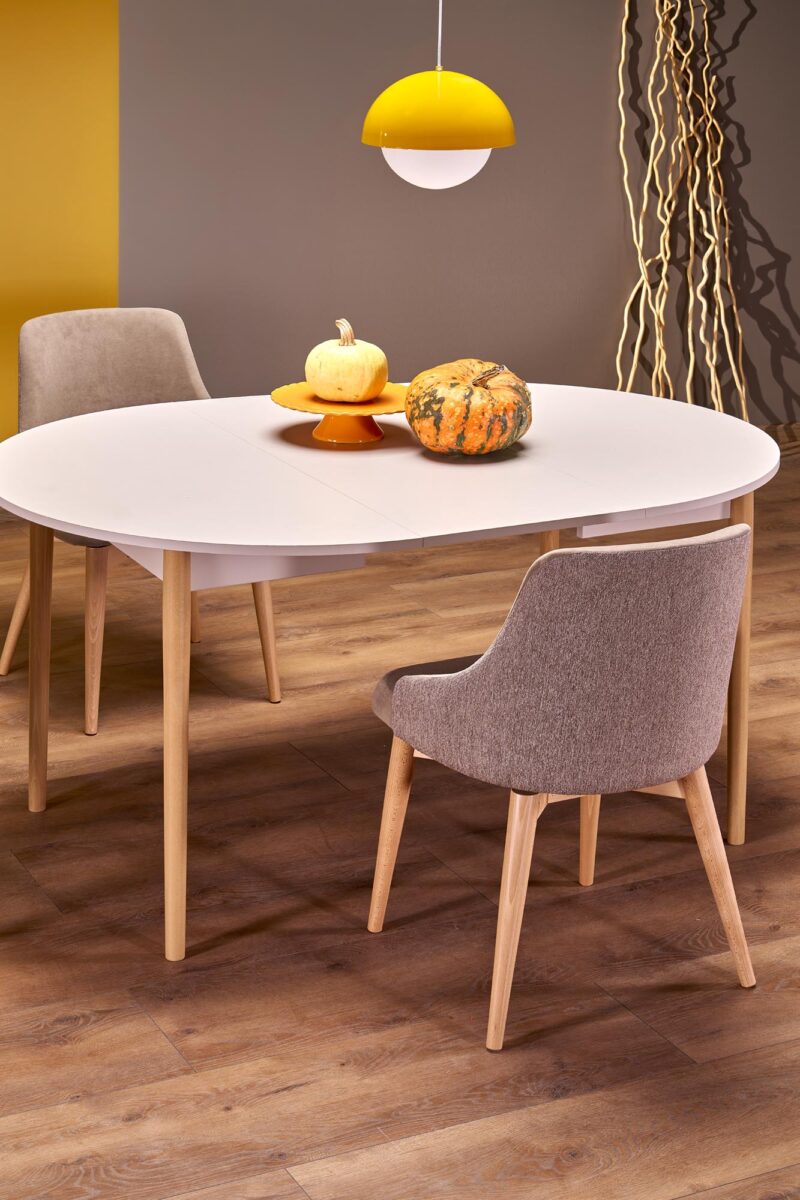 Laajennettava ruokapöytä PIVARO, kashmir / luonnollinen