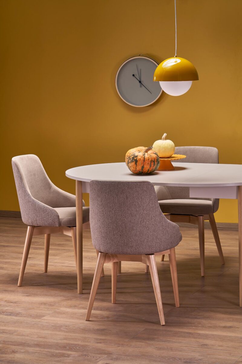 Laajennettava ruokapöytä PIVARO, kashmir / luonnollinen