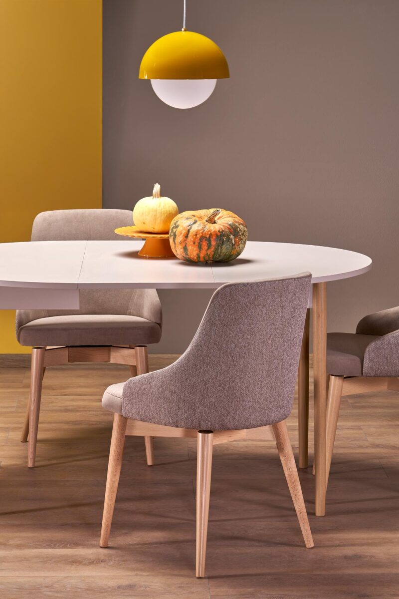 Laajennettava ruokapöytä PIVARO, kashmir / luonnollinen