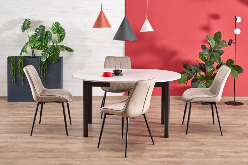 Ruokapöytä RINVAR, kashmiiri / musta