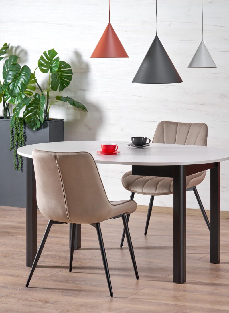 Ruokapöytä RINVAR, kashmiiri / musta