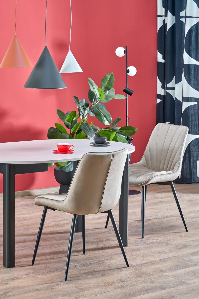 Ruokapöytä RINVAR, kashmiiri / musta