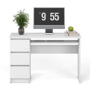 Kirjoituspöytä, valkoinen