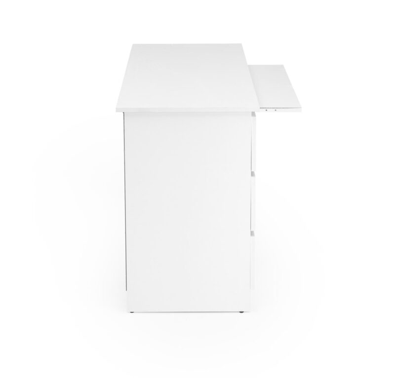 Kirjoituspöytä, valkoinen