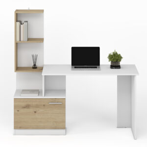 Kirjoituspöytä MIRA, valkoinen