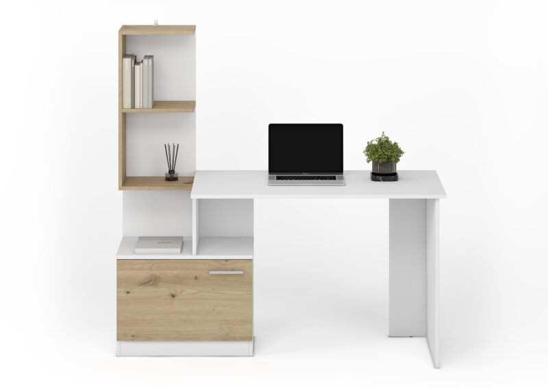 Kirjoituspöytä MIRA, valkoinen