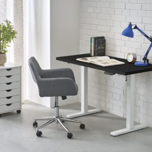 Säädettävä työpöytä ZARA, musta / valkoinen