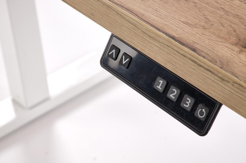 Säädettävä työpöytä ZARA, tammi / valkoinen