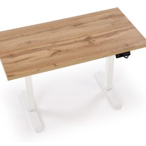 Säädettävä työpöytä ZARA, tammi / valkoinen