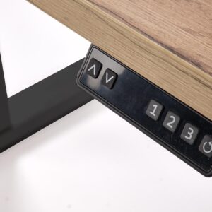 Kirjoituspöytä MONTERA, tammi / musta