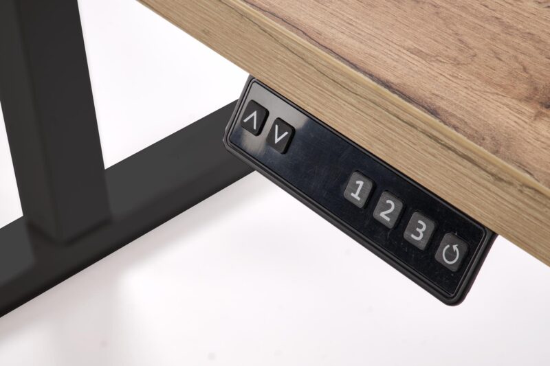 Kirjoituspöytä MONTERA, tammi / musta