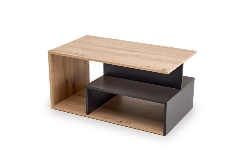 Kahvitabletti IVA, tammi / musta