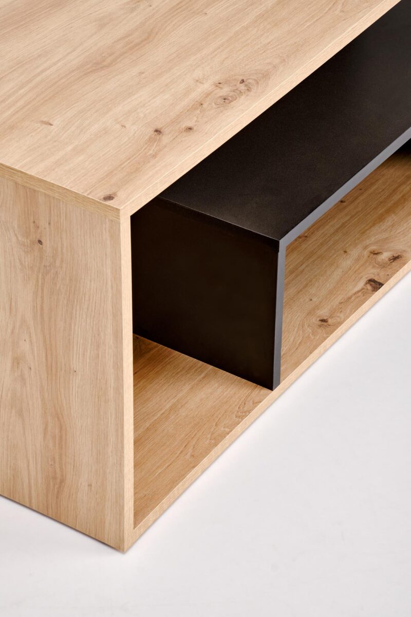 Kahvitabletti IVA, tammi / musta