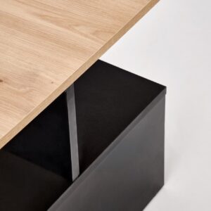 Kahvitabletti IVA, tammi / musta