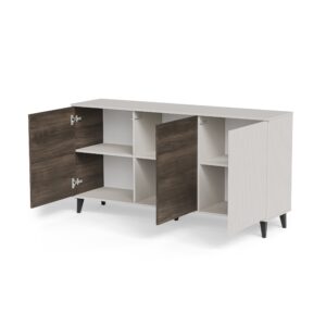 Komero RAVENO 2 KM-1, cashmere / pähkinä / musta