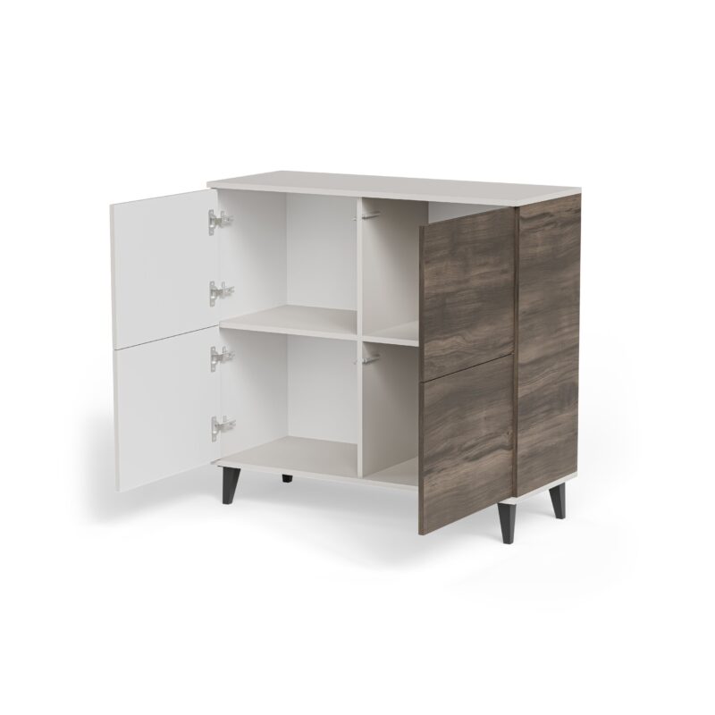 Kummut RAVENO 2 KM-2, kasmiiri / pähklipuu / must