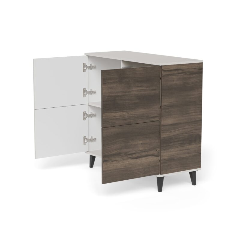 Kummut RAVENO 2 KM-2, kasmiiri / pähklipuu / must