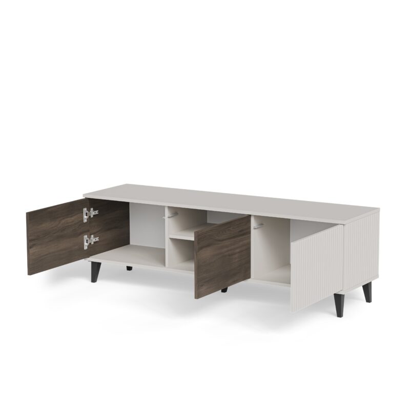 Televisioalust RAVENO 2 RTV-1, kashmir / pähkinä / musta