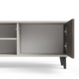 Televisioalust RAVENO 2 RTV-1, kashmir / pähkinä / musta