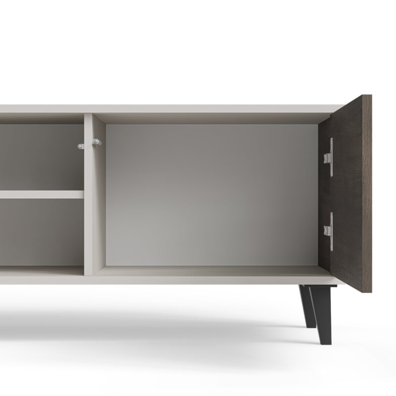 Televisioalust RAVENO 2 RTV-1, kashmir / pähkinä / musta