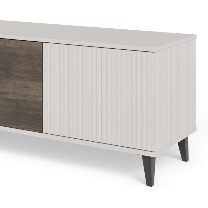 Televisiotaso RAVENO 2 RTV-3, 200 cm, kashmir / pähkinä / musta