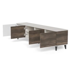 Televisiotaso RAVENO 2 RTV-3, 200 cm, kashmir / pähkinä / musta