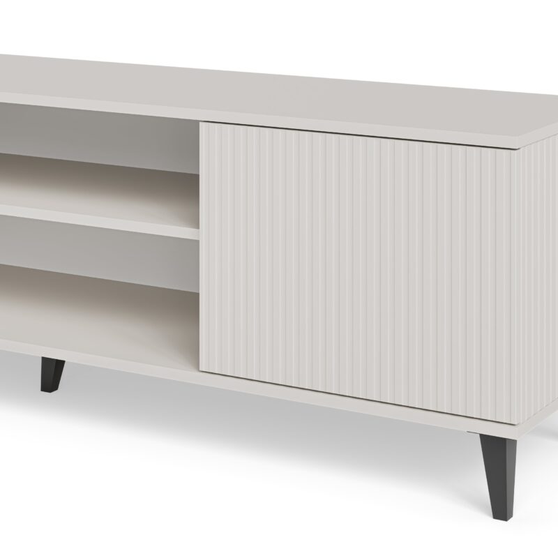 Televisiotaso RAVENO 2 RTV-K, takkateline 180 cm, cashmere / pähkinä / musta