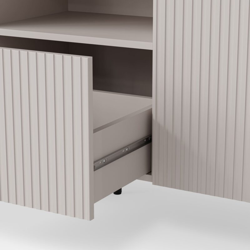 Kummutti PAXORA KM-1, vaaleanpunainen / musta