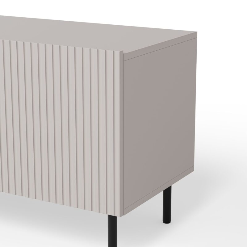 Televisioalus PAXORA RTV-2, 200 cm, cashmere / musta