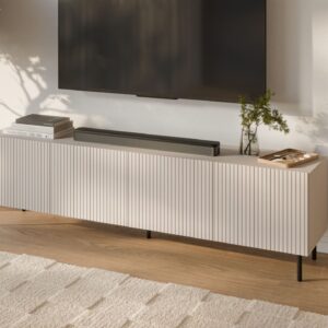 Televisioalus PAXORA RTV-2, 200 cm, cashmere / musta