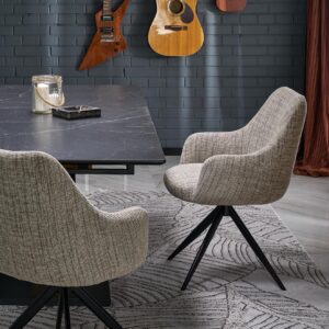 Käytettävä Pöytä VOLANT 140x200, musta marmori