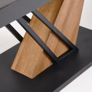 Käytettävä Pöytä VOLANT 140x200, musta marmori