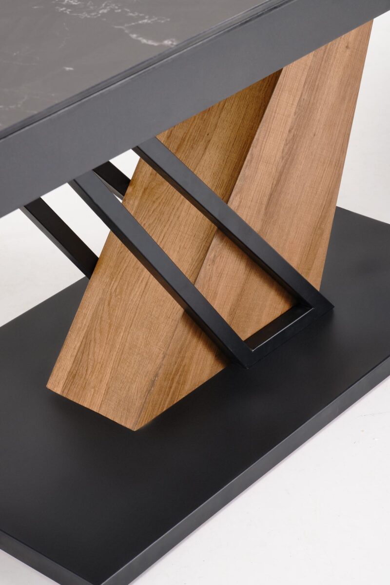 Käytettävä Pöytä VOLANT 140x200, musta marmori