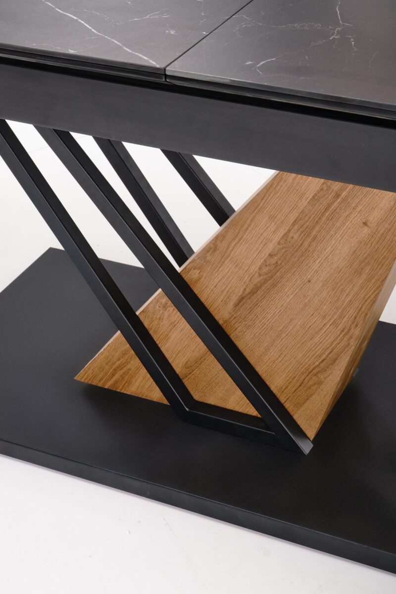 Käytettävä Pöytä VOLANT 140x200, musta marmori